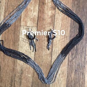 Necklace and earrings